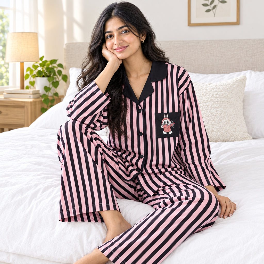 ZeroBra women's comfortable Indian pajamas in soft fabric, relaxed fit for cozy everyday wear