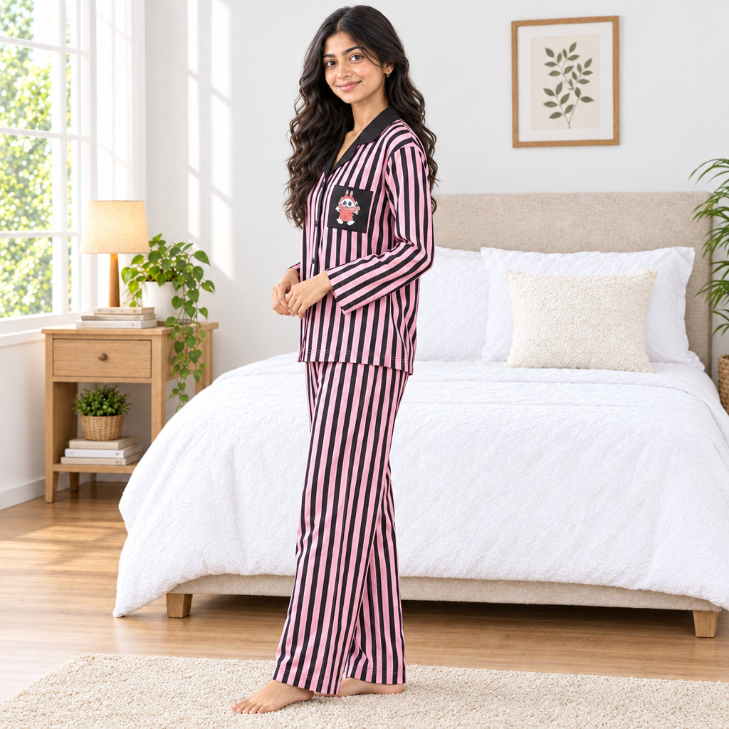 ZeroBra comfortable Indian pajamas in soft fabric, relaxed fit design for restful nightwear comfort