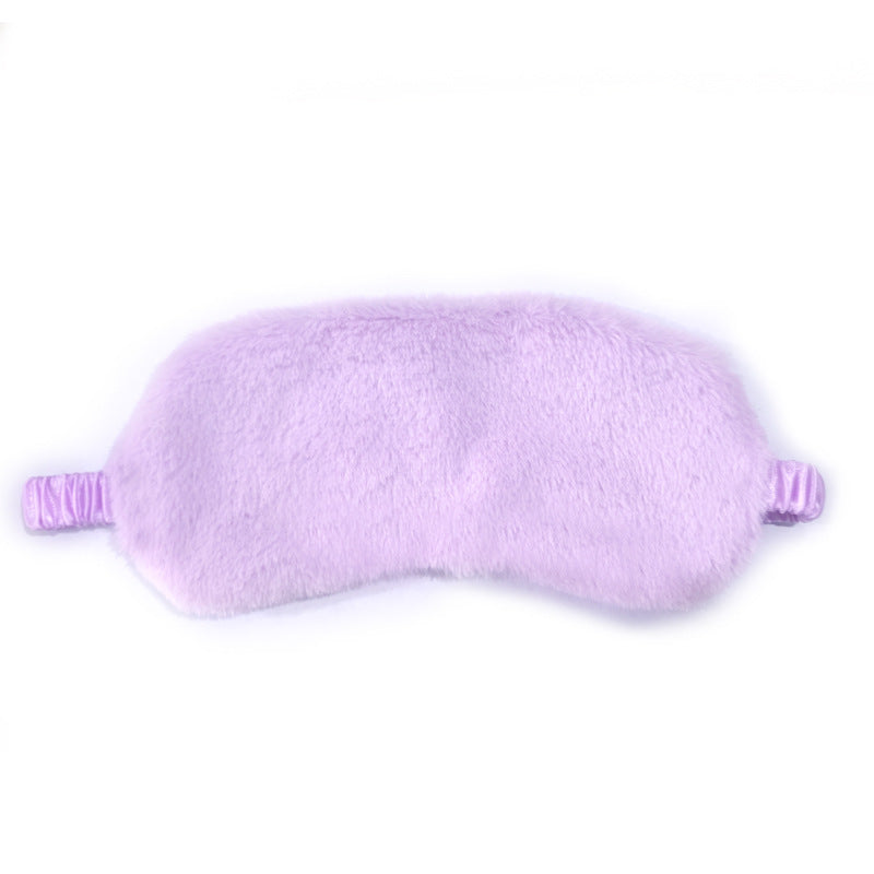 ZeroBra Lavender Dream Plush Sleep Eye Mask in soft purple, comfortable padded design for restful sleep