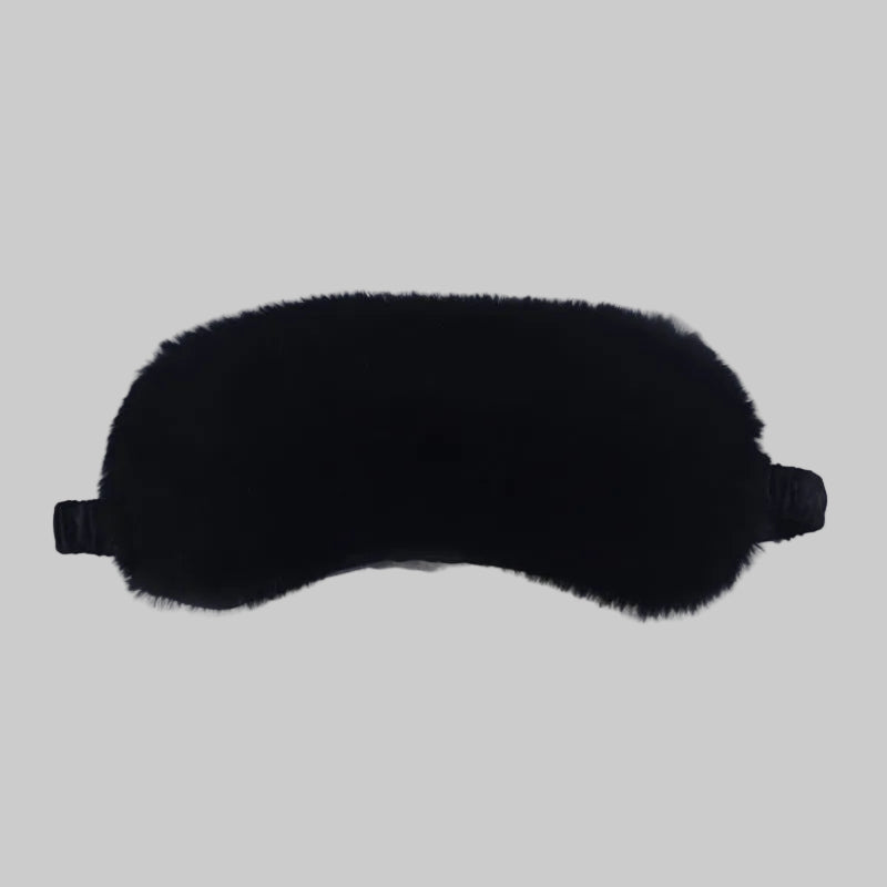 ZeroBra Midnight Plush Sleep Eye Mask in deep navy, soft velvet finish for comfortable rest