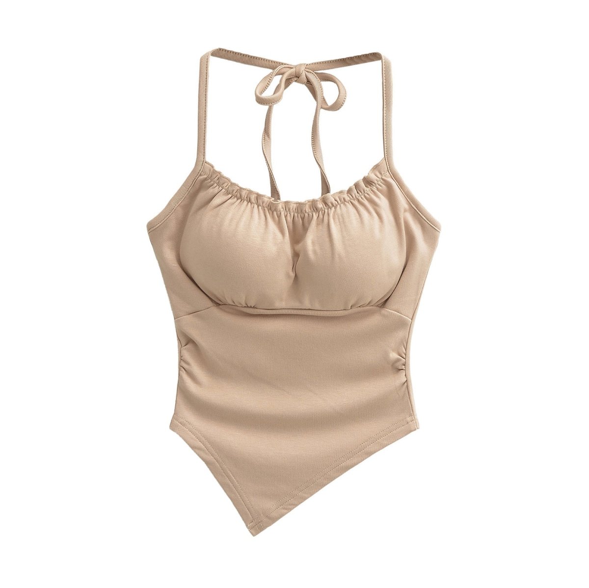 Adjustable Tie Built - In Bra Top – Flattering & Stylish - Zero Bra