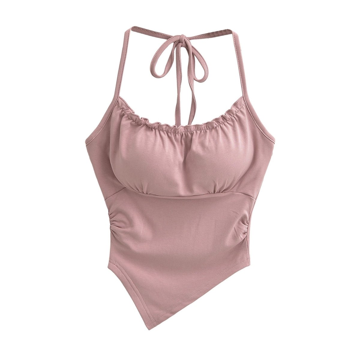 Adjustable Tie Built - In Bra Top – Flattering & Stylish - Zero Bra
