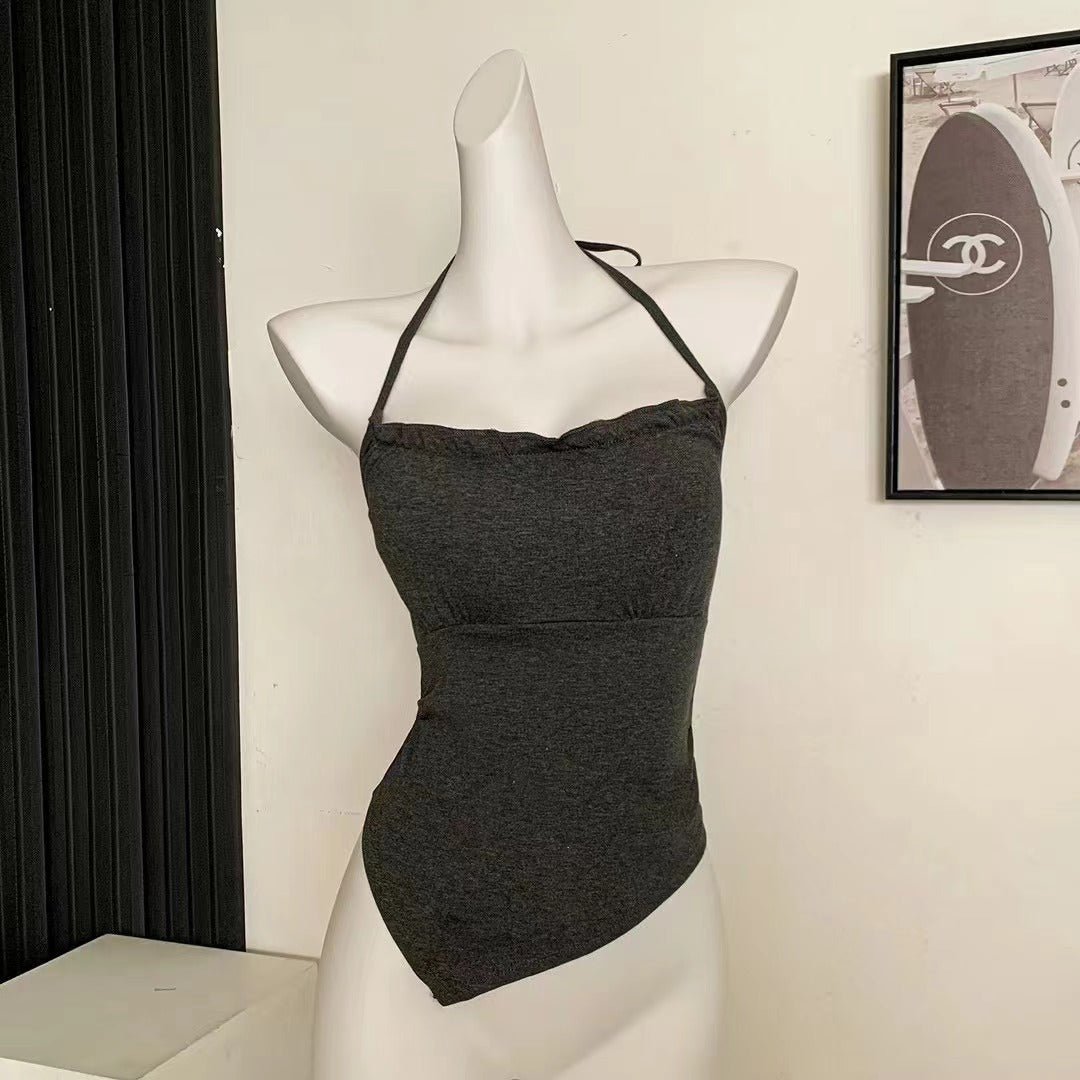 Adjustable Tie Built - In Bra Top – Flattering & Stylish - Zero Bra