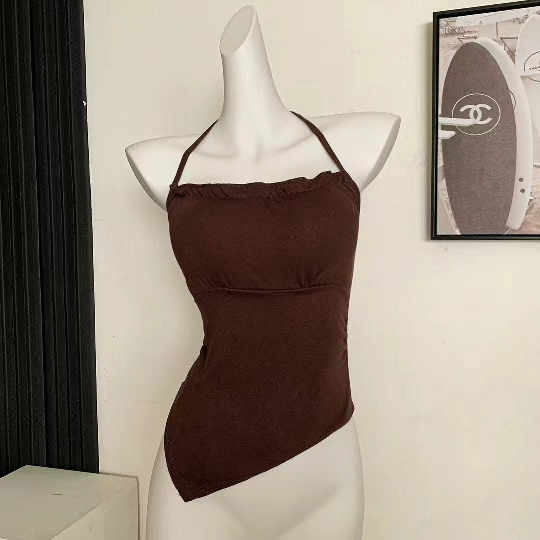 Adjustable Tie Built - In Bra Top – Flattering & Stylish - Zero Bra