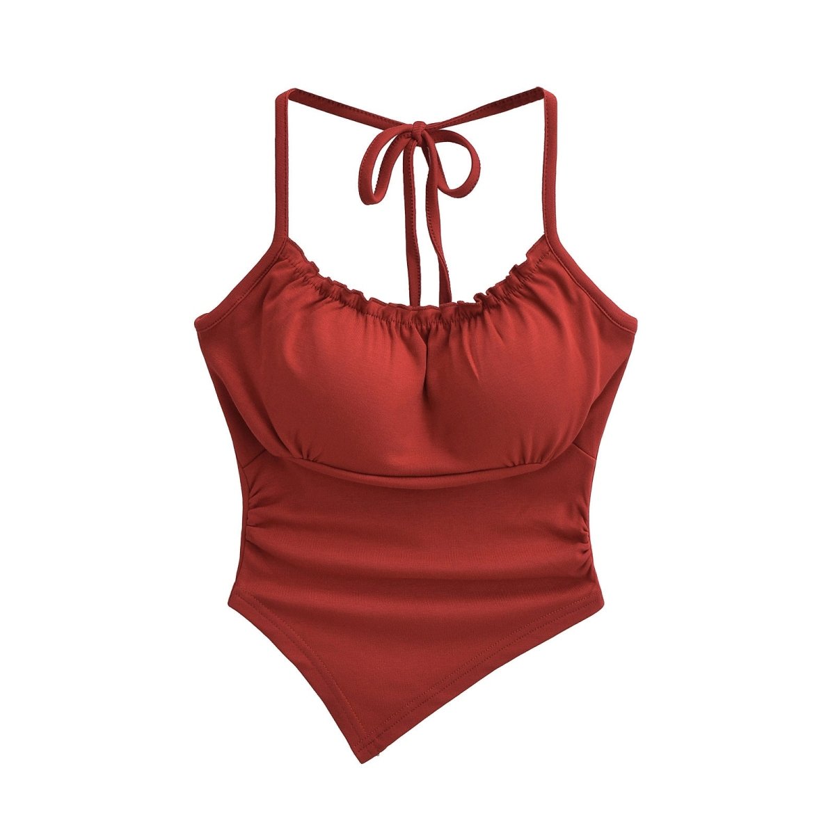 Adjustable Tie Built - In Bra Top – Flattering & Stylish - Zero Bra