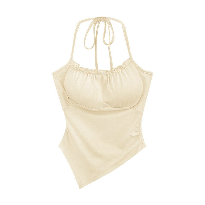 Adjustable Tie Built - In Bra Top – Flattering & Stylish - Zero Bra