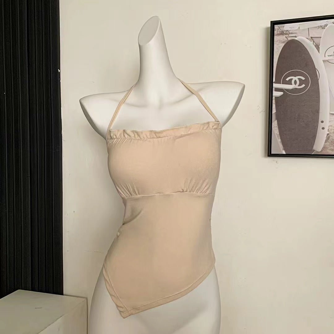 Adjustable Tie Built - In Bra Top – Flattering & Stylish - Zero Bra