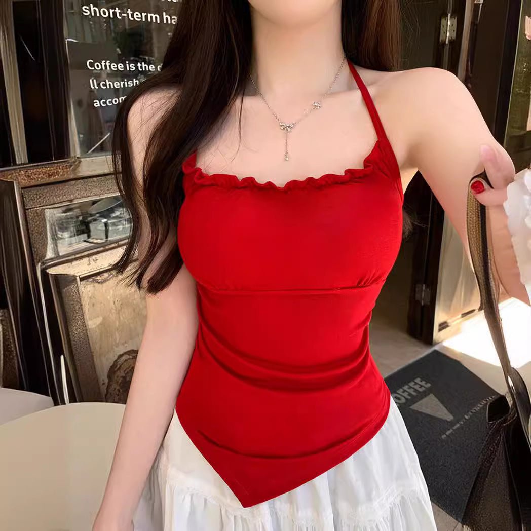 Adjustable Tie Built - In Bra Top – Flattering & Stylish - Zero Bra