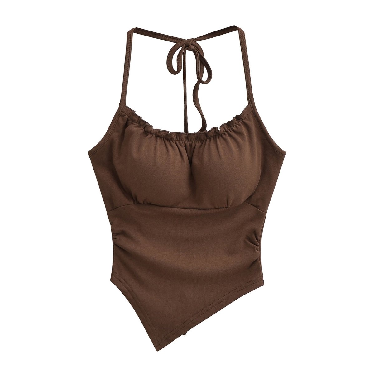 Adjustable Tie Built - In Bra Top – Flattering & Stylish - Zero Bra