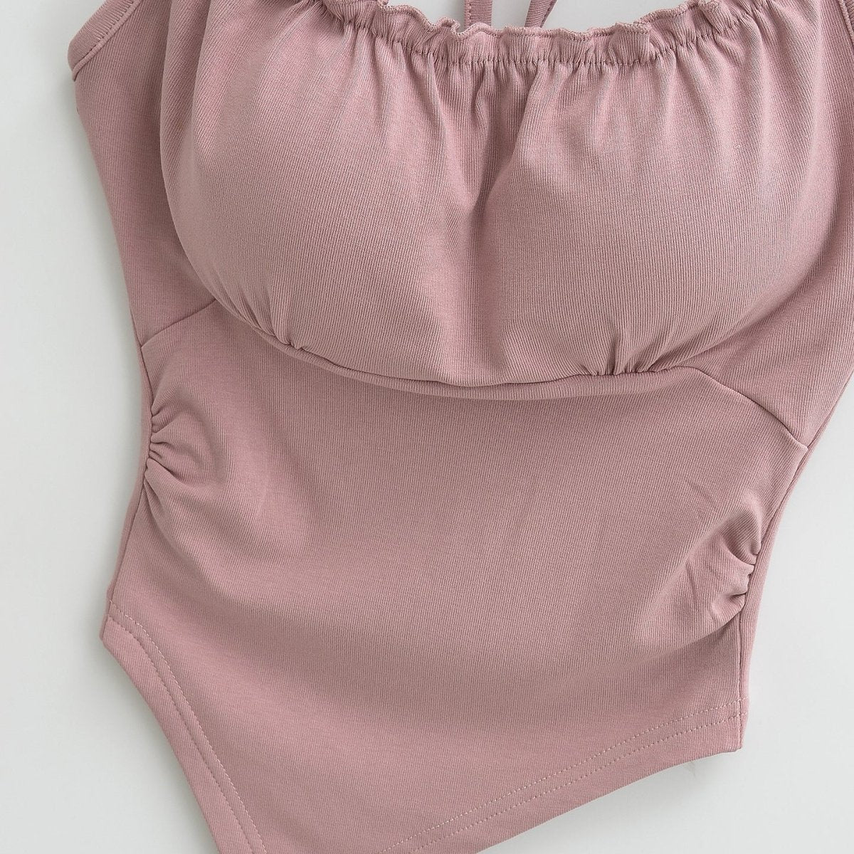 Adjustable Tie Built - In Bra Top – Flattering & Stylish - Zero Bra