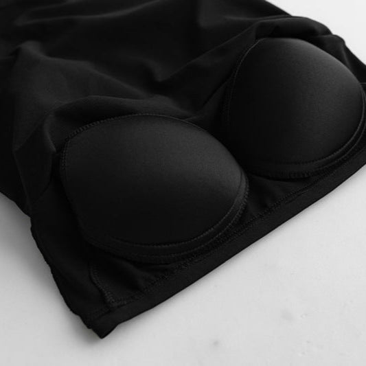 Barely Basic Built - In Bra Tee – The Soft Statement Staple - Zero Bra