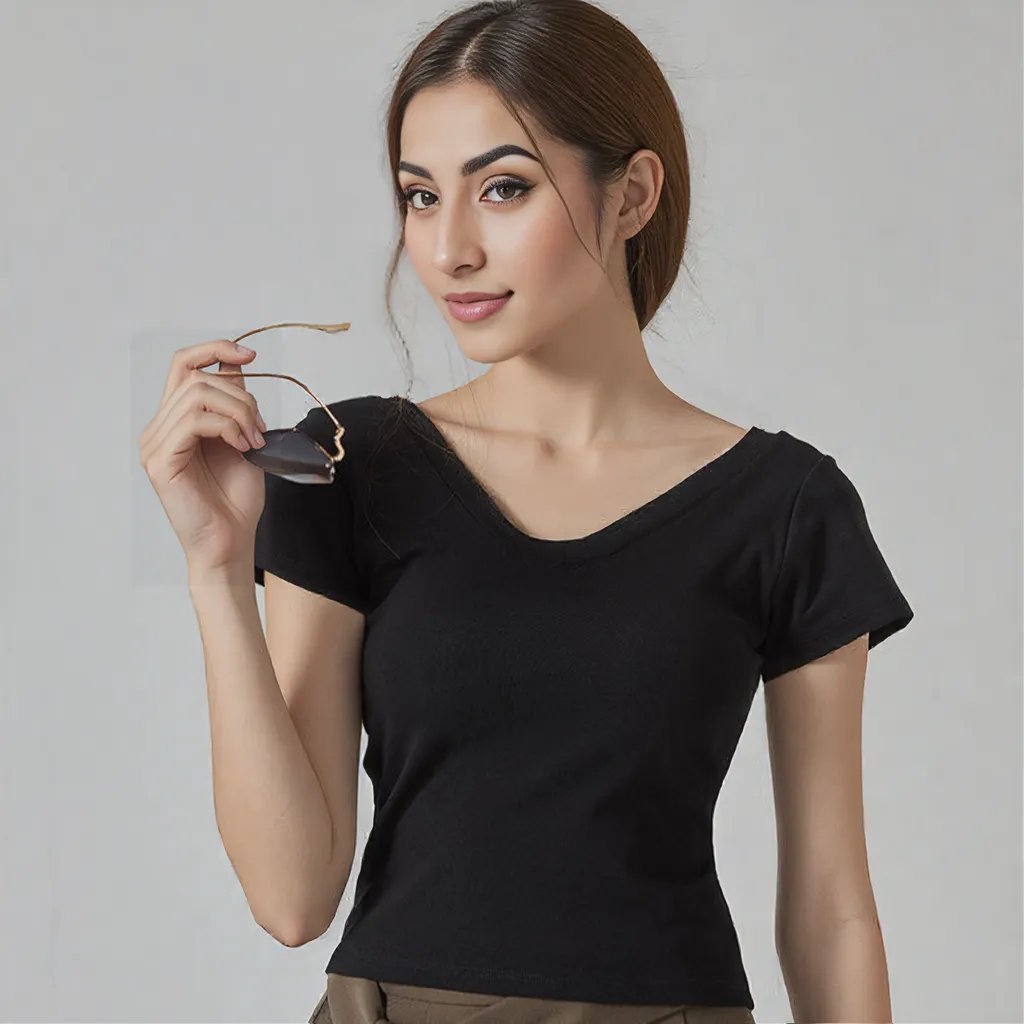 Barely Basic Built - In Bra Tee – The Soft Statement Staple - Zero Bra