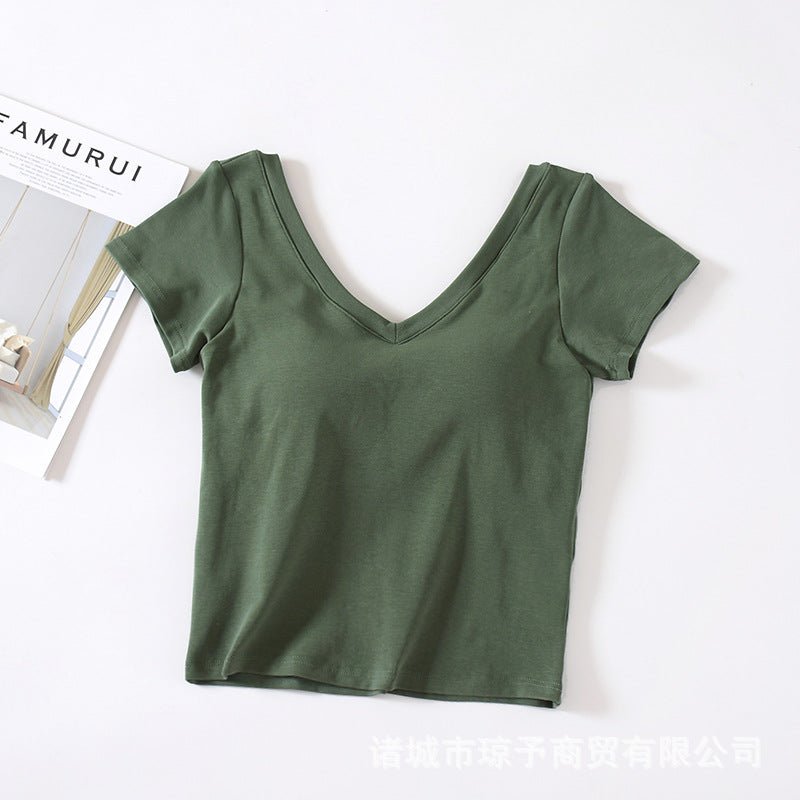 Barely Basic Built - In Bra Tee – The Soft Statement Staple - Zero Bra