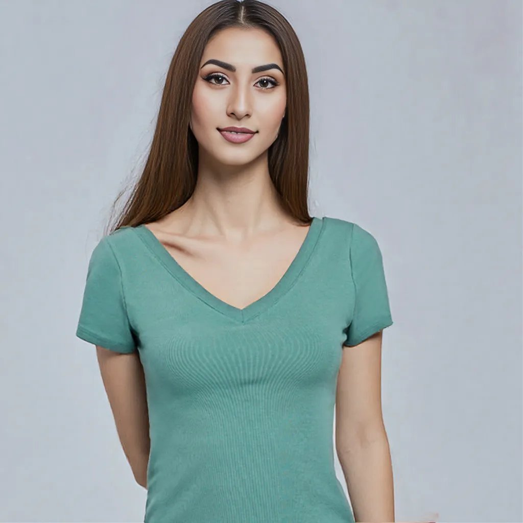 Barely Basic Built - In Bra Tee – The Soft Statement Staple - Zero Bra