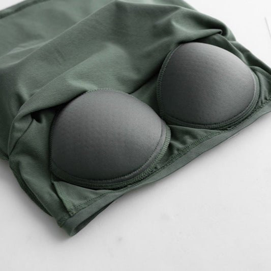 Barely Basic Built - In Bra Tee – The Soft Statement Staple - Zero Bra