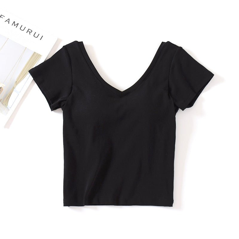 Barely Basic Built - In Bra Tee – The Soft Statement Staple - Zero Bra