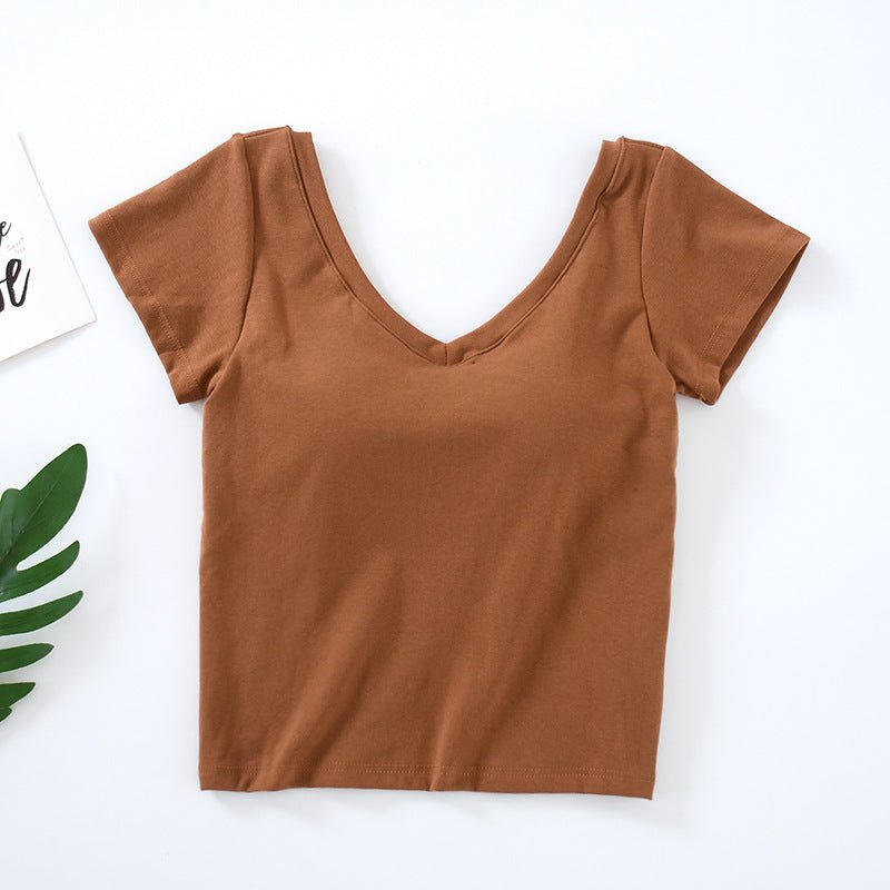 Barely Basic Built - In Bra Tee – The Soft Statement Staple - Zero Bra