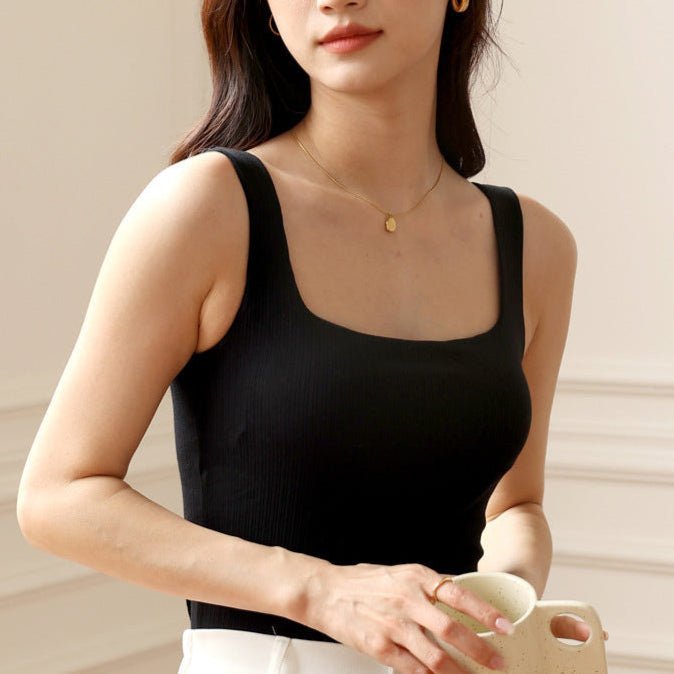 Bold Structure Built - In Bra Cami – Lift, Shape & Style in One! - Zero Bra