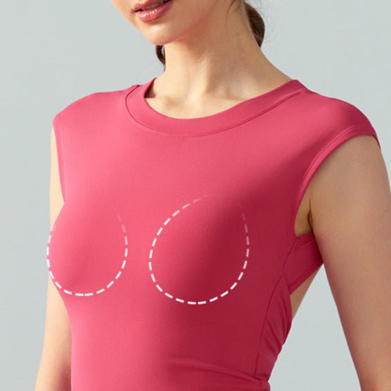 BoldCut Built - In Bra Top – Sleek Edge, Effortless Fit - Zero Bra