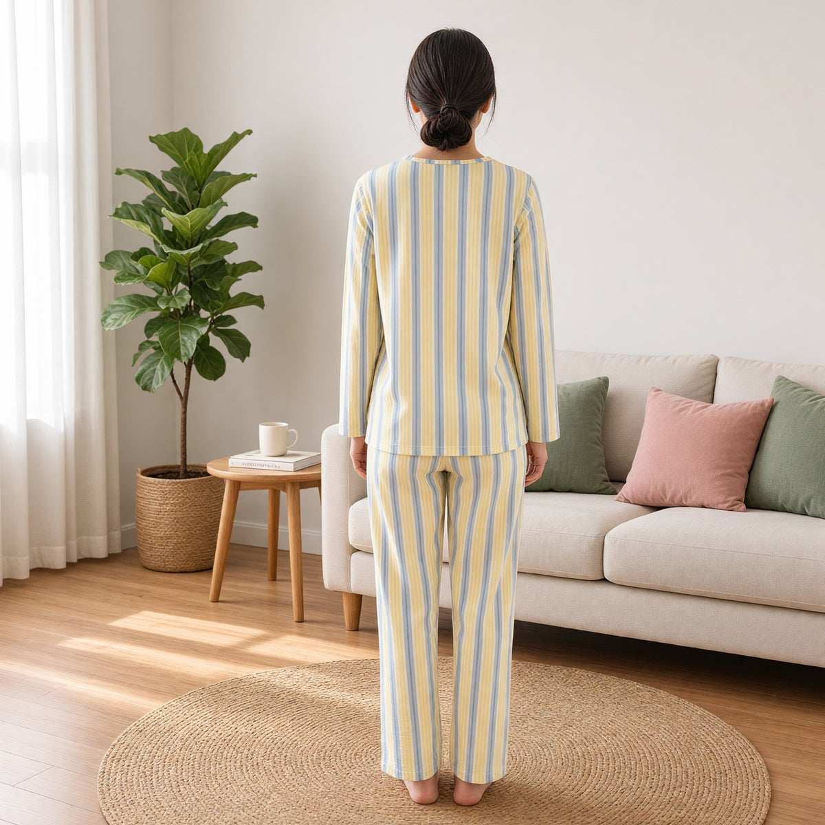 Candy Stripe Night Suit