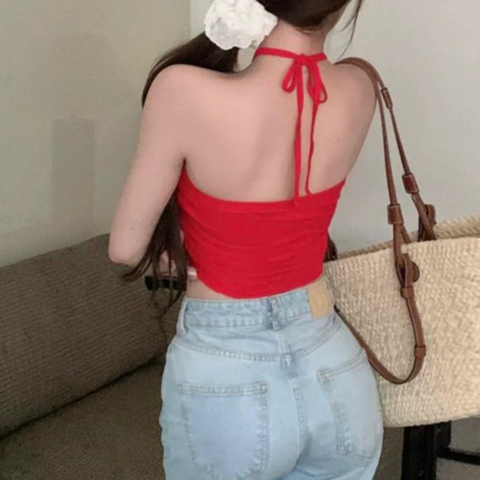 Casual Chic Ruched Built - In Bra Top – Effortlessly Stylish - Zero Bra