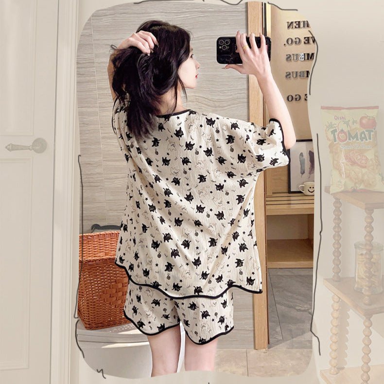 Cat Nap Cutie Pajama Set – Built - In Bra Comfort - Zero Bra