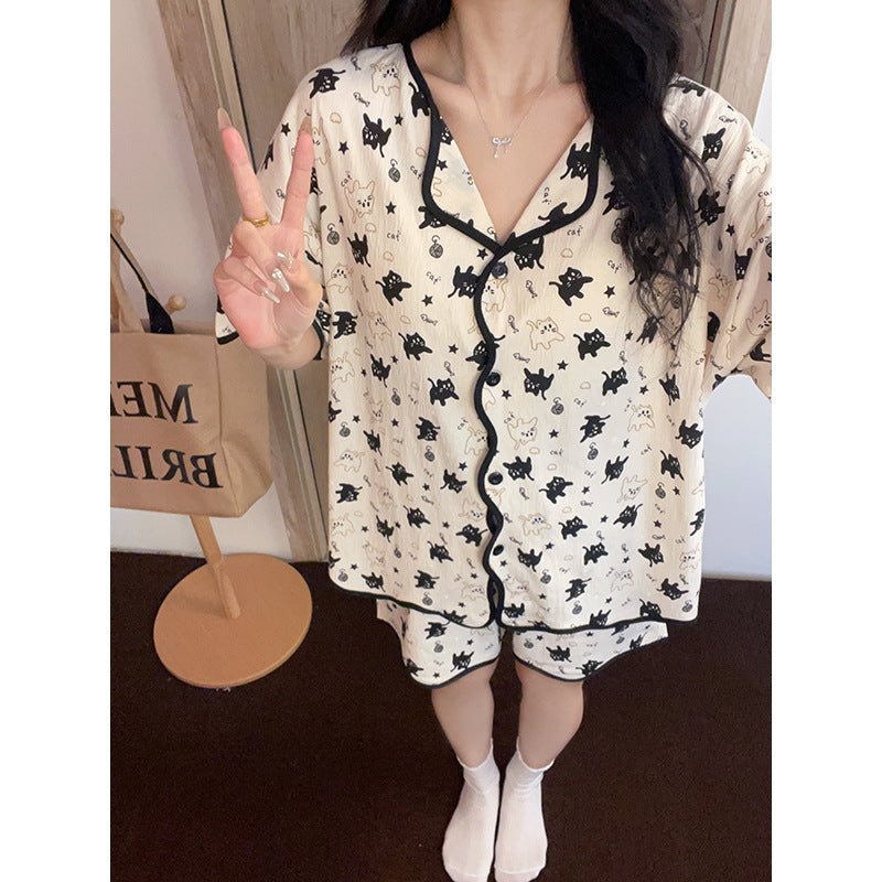 Cat Nap Cutie Pajama Set – Padded Comfort - Zero Bra