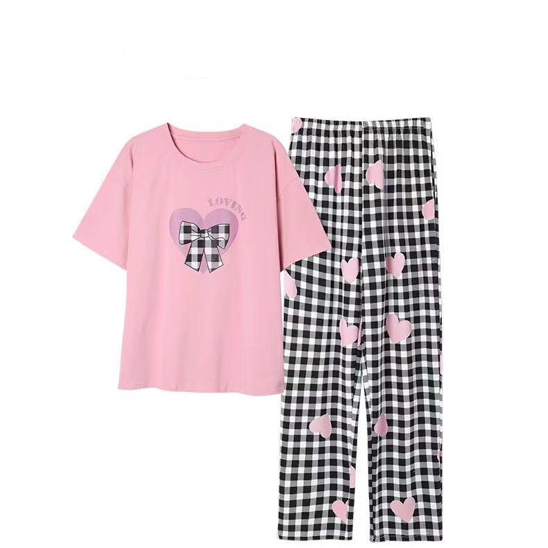 Checkmate Cutie PJ Set – With Padded Love & Bows - Zero Bra