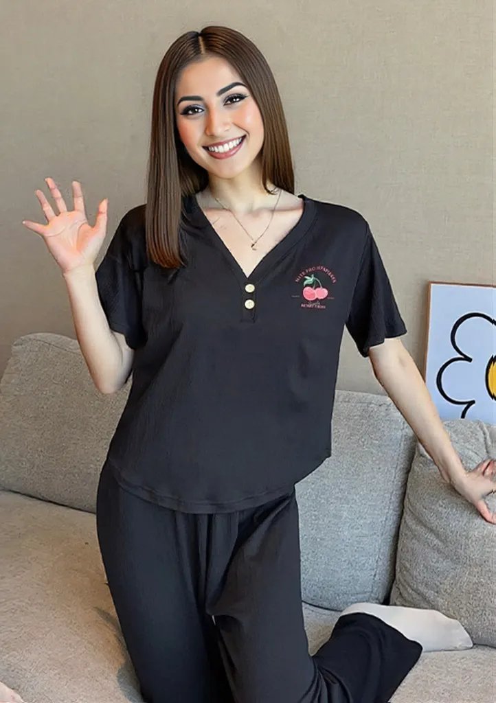 Chic Built - In Bra Pajama Set – Effortless Comfort & Style - Zero Bra