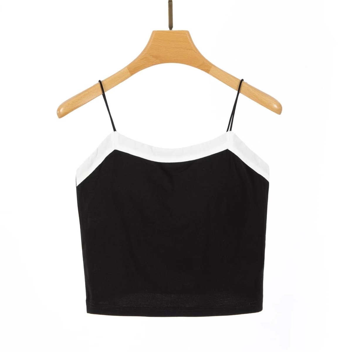 Chic Contrast Built - In Bra Cami – Sleek & Stylish - Zero Bra