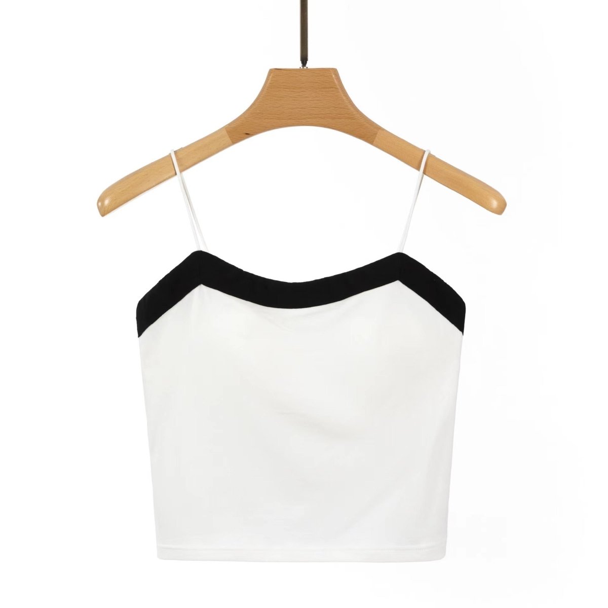 Chic Contrast Built - In Bra Cami – Sleek & Stylish - Zero Bra