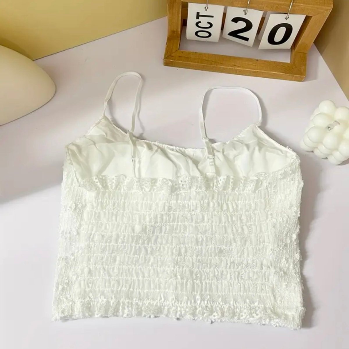 Chic Sequin Textured Built - In Bra Top – Glam & Elegant - Zero Bra
