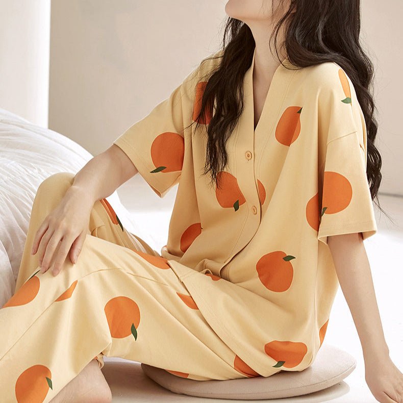 Citrus Bliss PJ Set โ With Padded Fresh Glow - Zero Bra