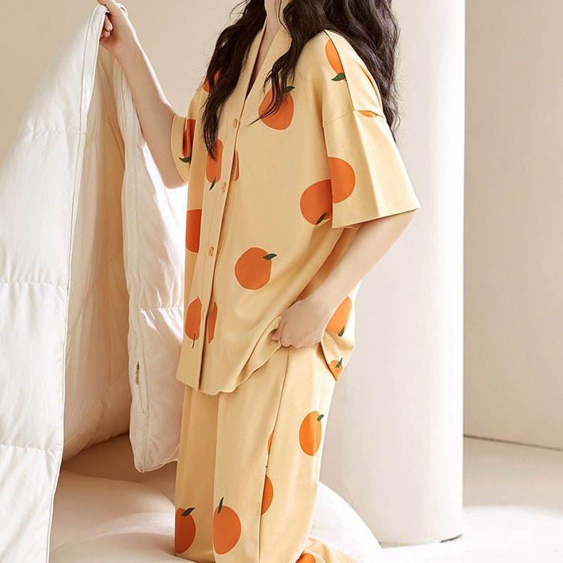 Citrus Bliss PJ Set โ With Padded Fresh Glow - Zero Bra