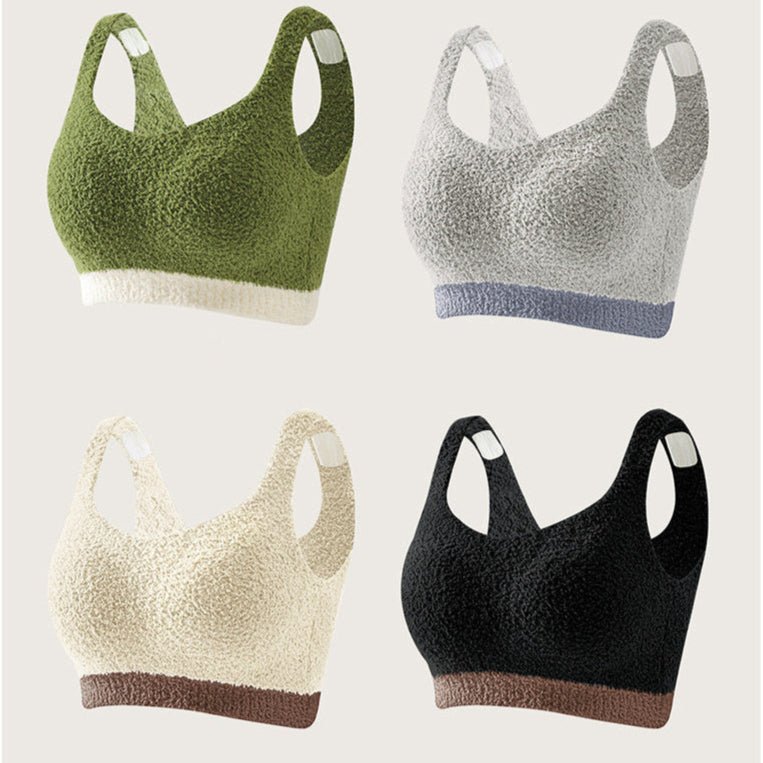 Cozy Knit Bra Top with Built - in Bra – Soft & Supportive - Zero Bra