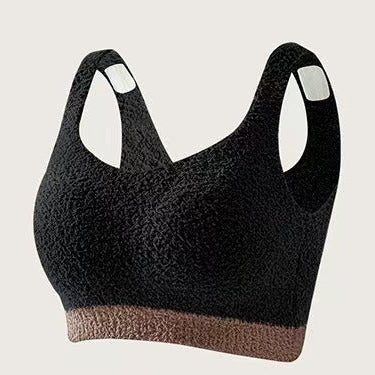Cozy Knit Bra Top with Built - in Bra β Soft & Supportive - Zero Bra