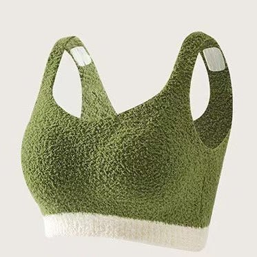 Cozy Knit Bra Top with Built - in Bra β Soft & Supportive - Zero Bra