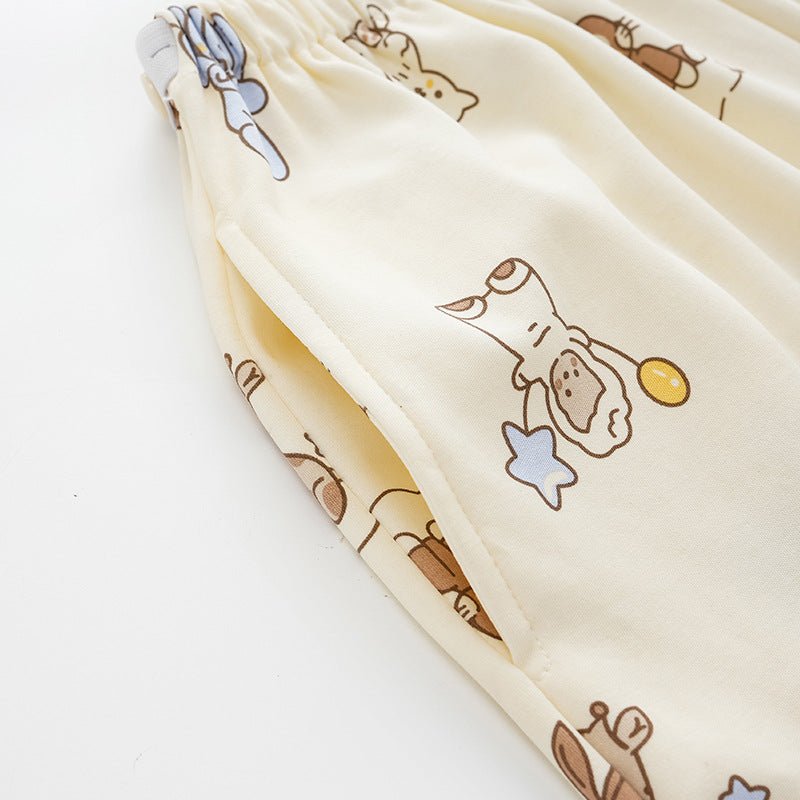 Cream Teddy Maternity & Nursing Padded PJ Set – Mama Cozy & Cute - Zero Bra