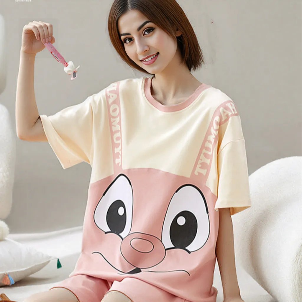 Donut Bunny Built - In Bra PJ Set – Peaches & Cream Edition - Zero Bra