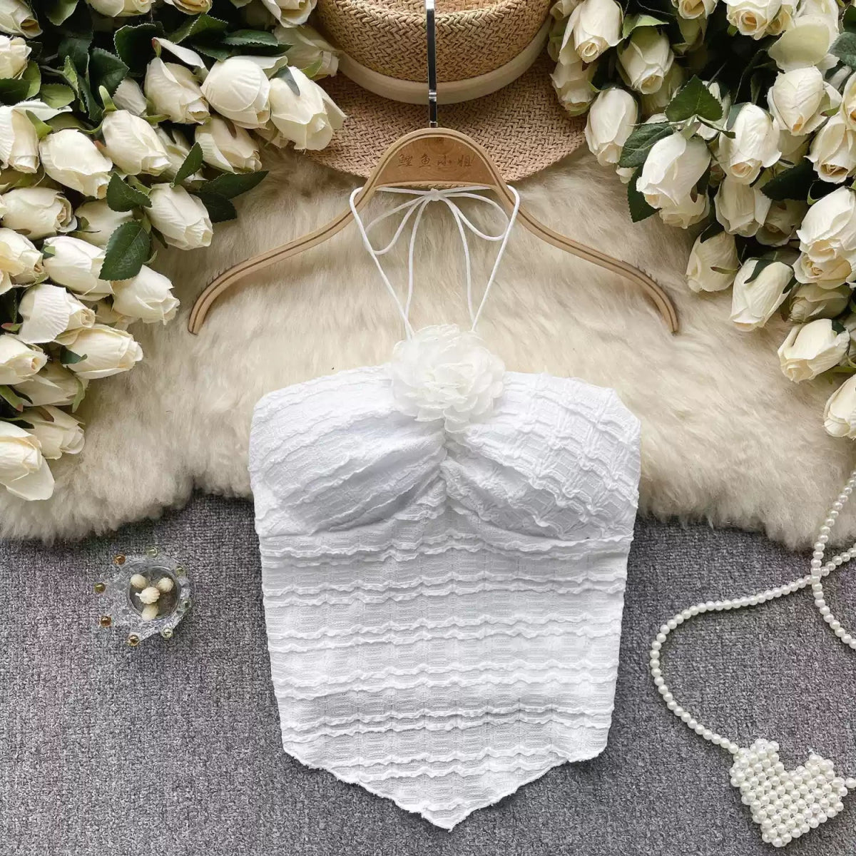 Elegant Smocked Built - In Bra Camisole – Feminine & Flirty - Zero Bra