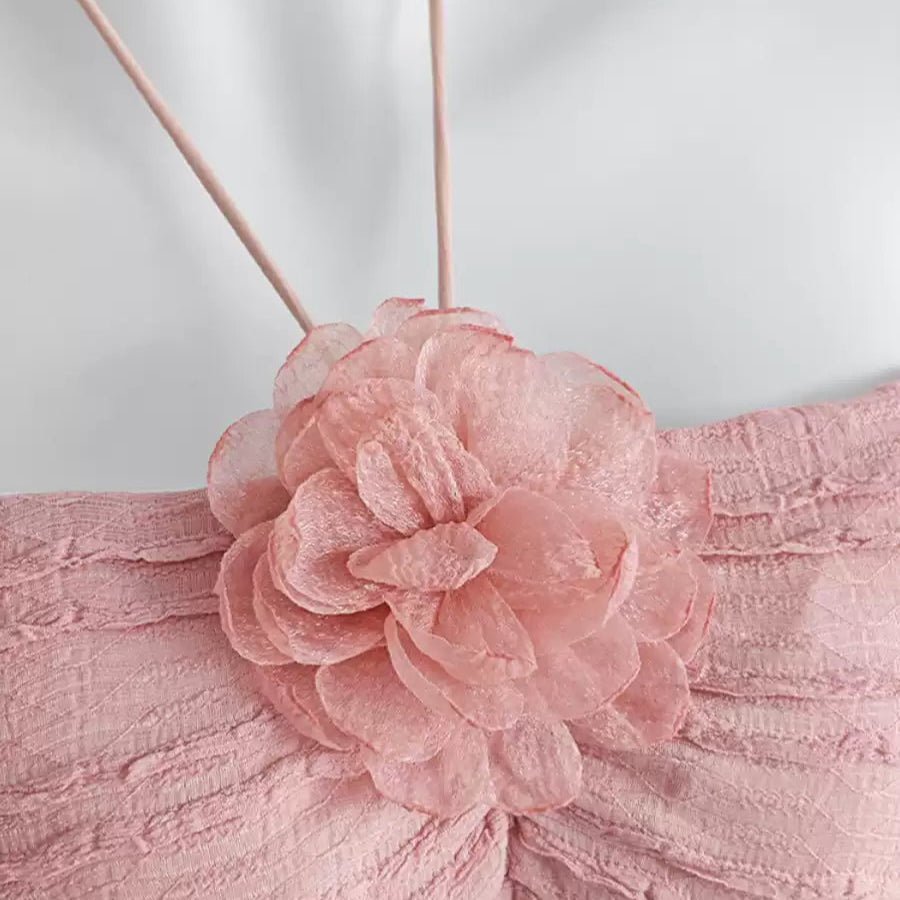 Elegant Smocked Built - In Bra Camisole – Feminine & Flirty - Zero Bra