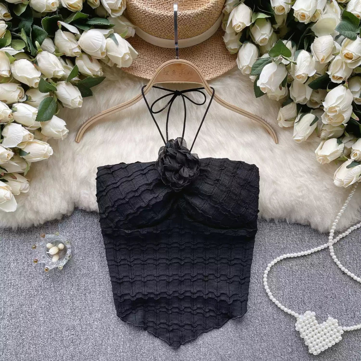 Elegant Smocked Built - In Bra Camisole – Feminine & Flirty - Zero Bra