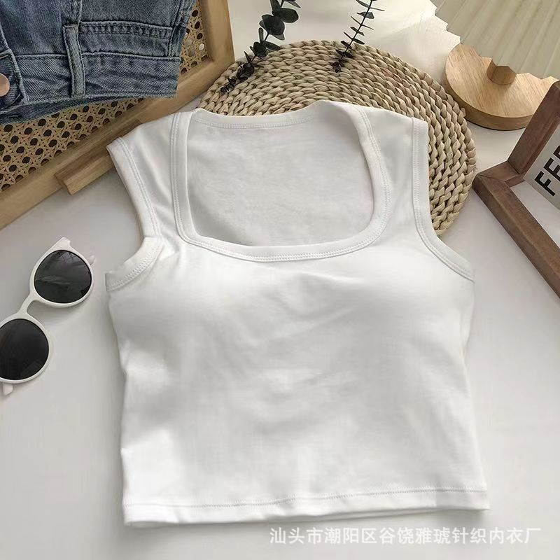 Essential Built - In Bra Tank Tops - Neutral Tones - Zero Bra