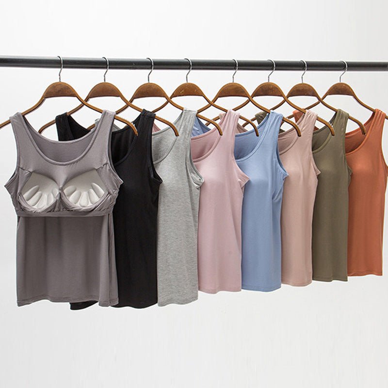 Everyday Ease Built - In Bra Tank – The Classic You’ll Live In - Zero Bra