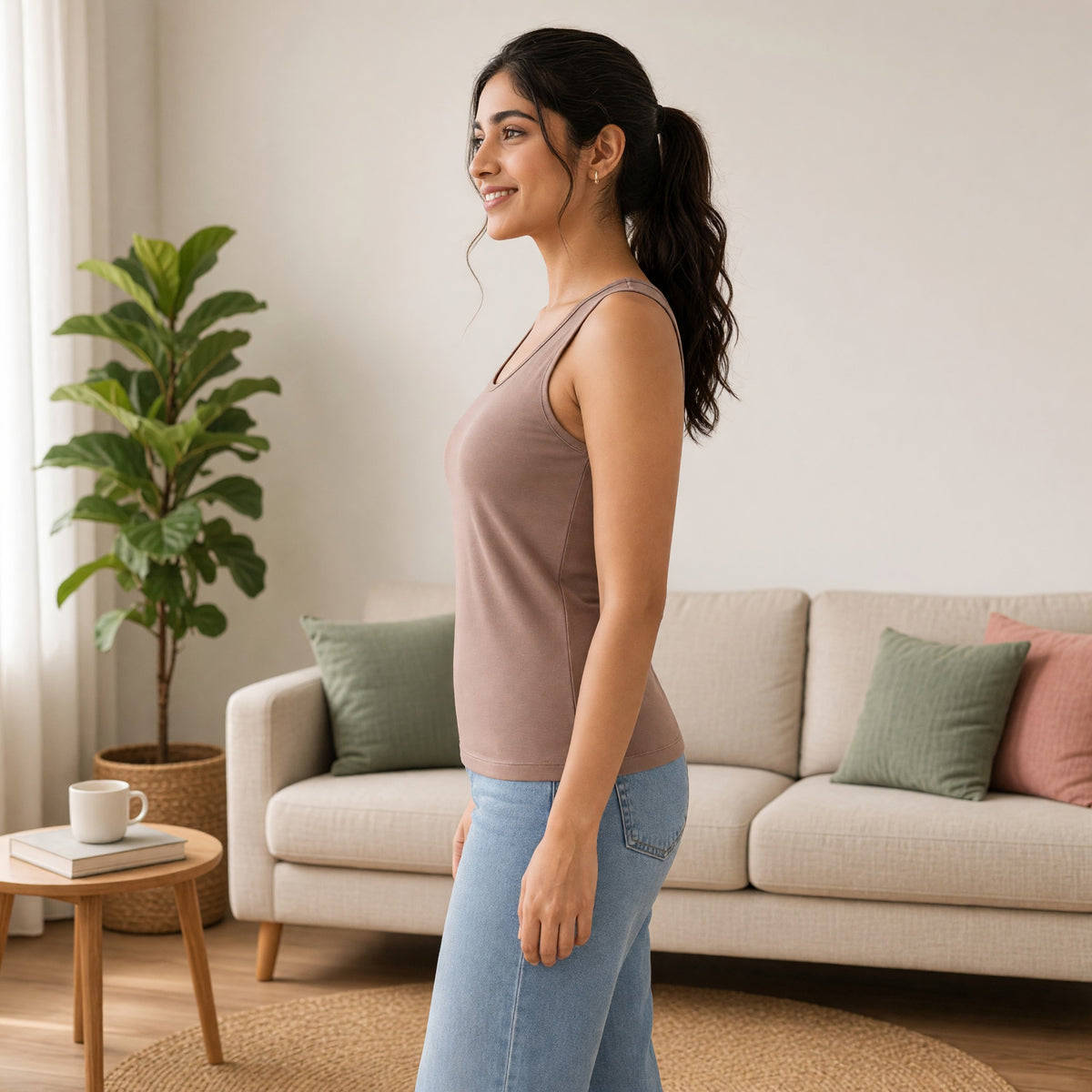 Everyday Ease Built-in Bra Tank Top