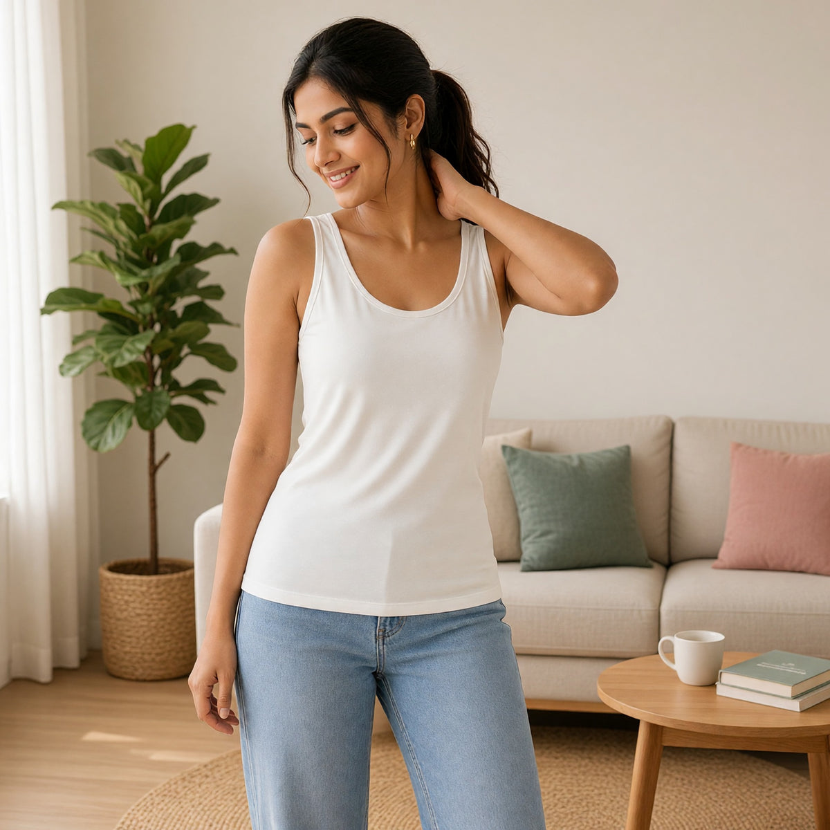 Everyday Ease Built-in Bra Tank Top