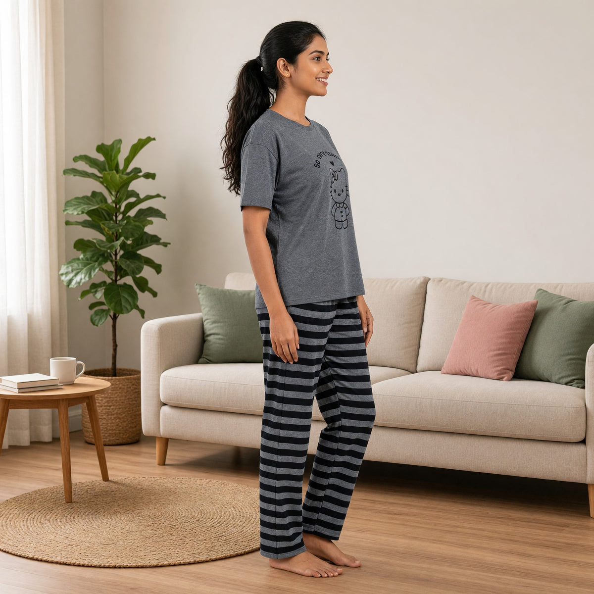 Everyday Kitty Padded Night Suit