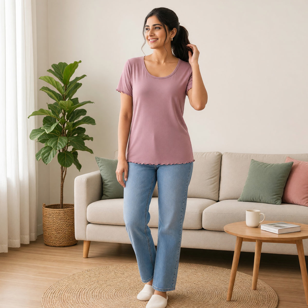FeatherSoft Padded Lounge Tee
