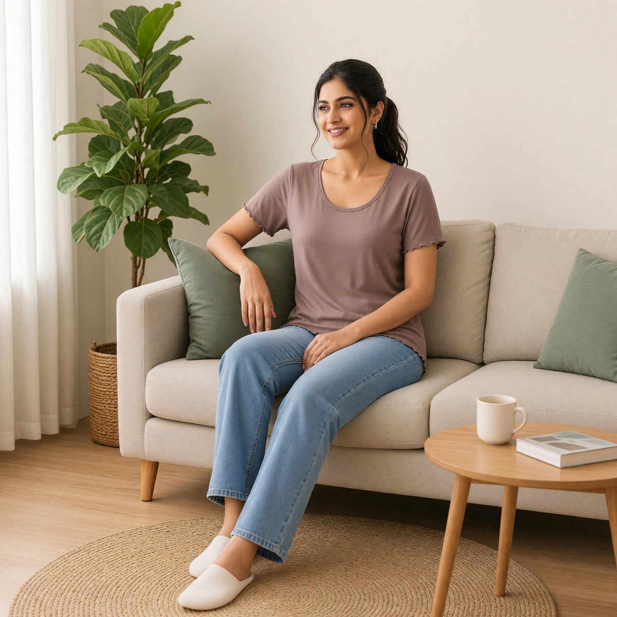 FeatherSoft Padded Lounge Tee