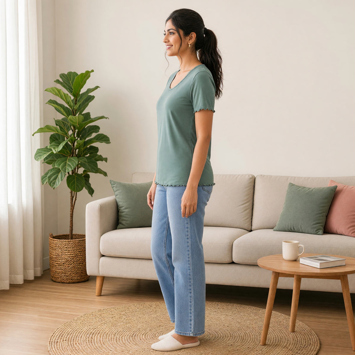 FeatherSoft Padded Lounge Tee